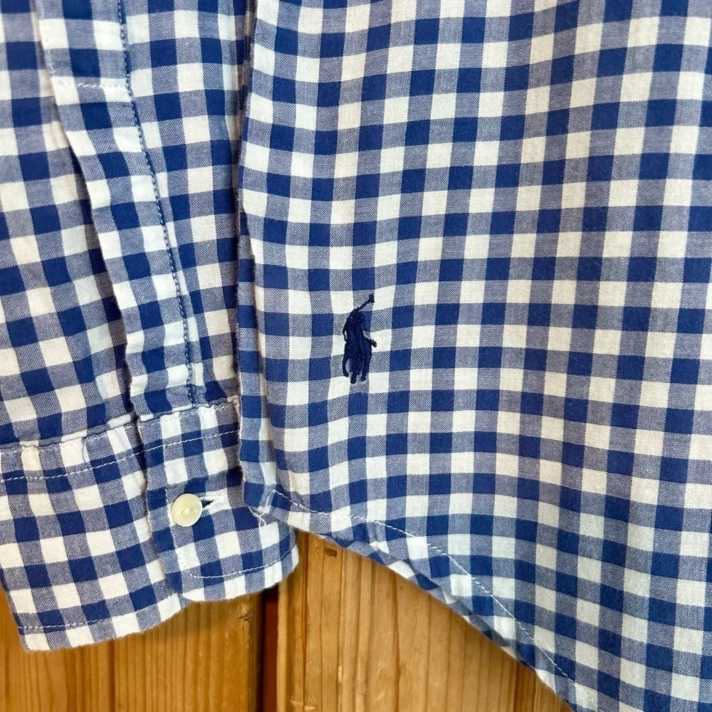 Polo Ralph Lauren Boys Blue Gingham Shirt